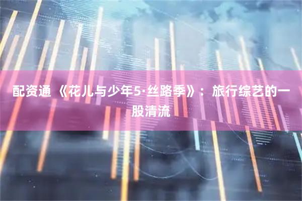 配资通 《花儿与少年5·丝路季》：旅行综艺的一股清流